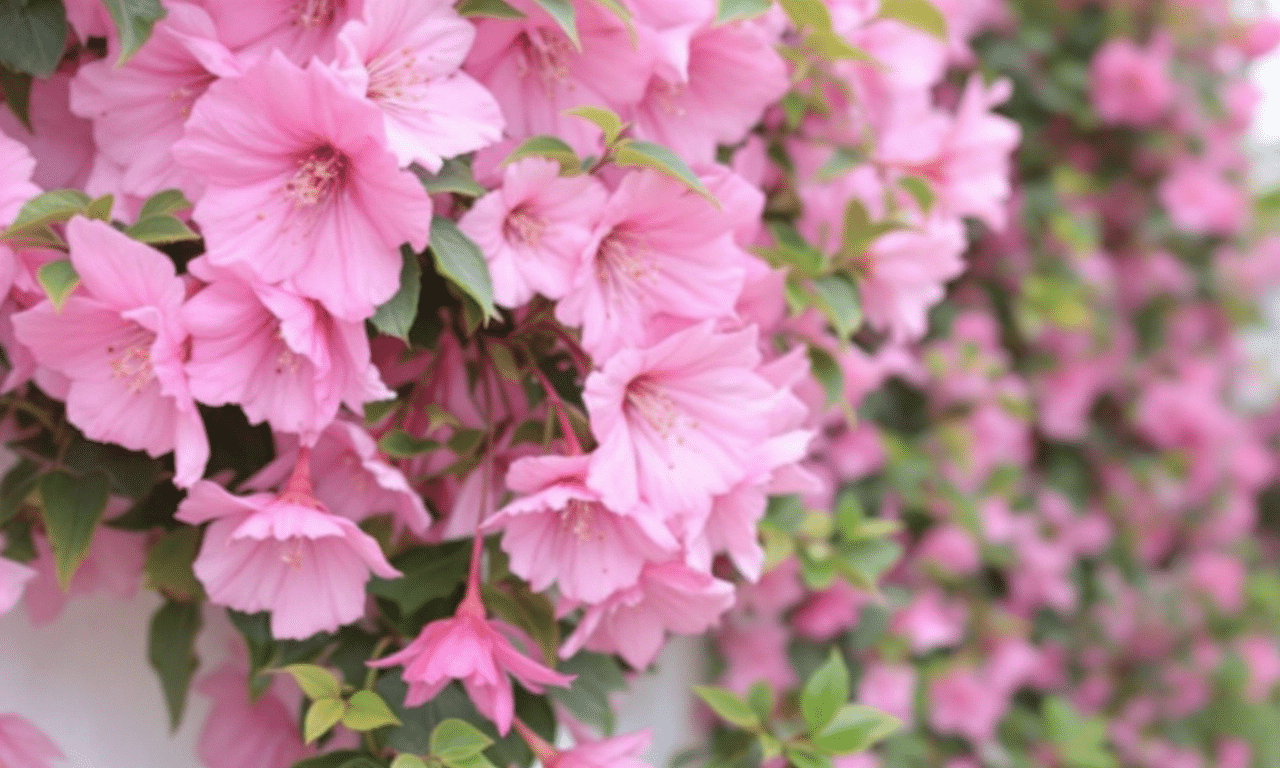 Elevate your garden aesthetic with These 5 gorgeous climbing plants featuring pink blooms!